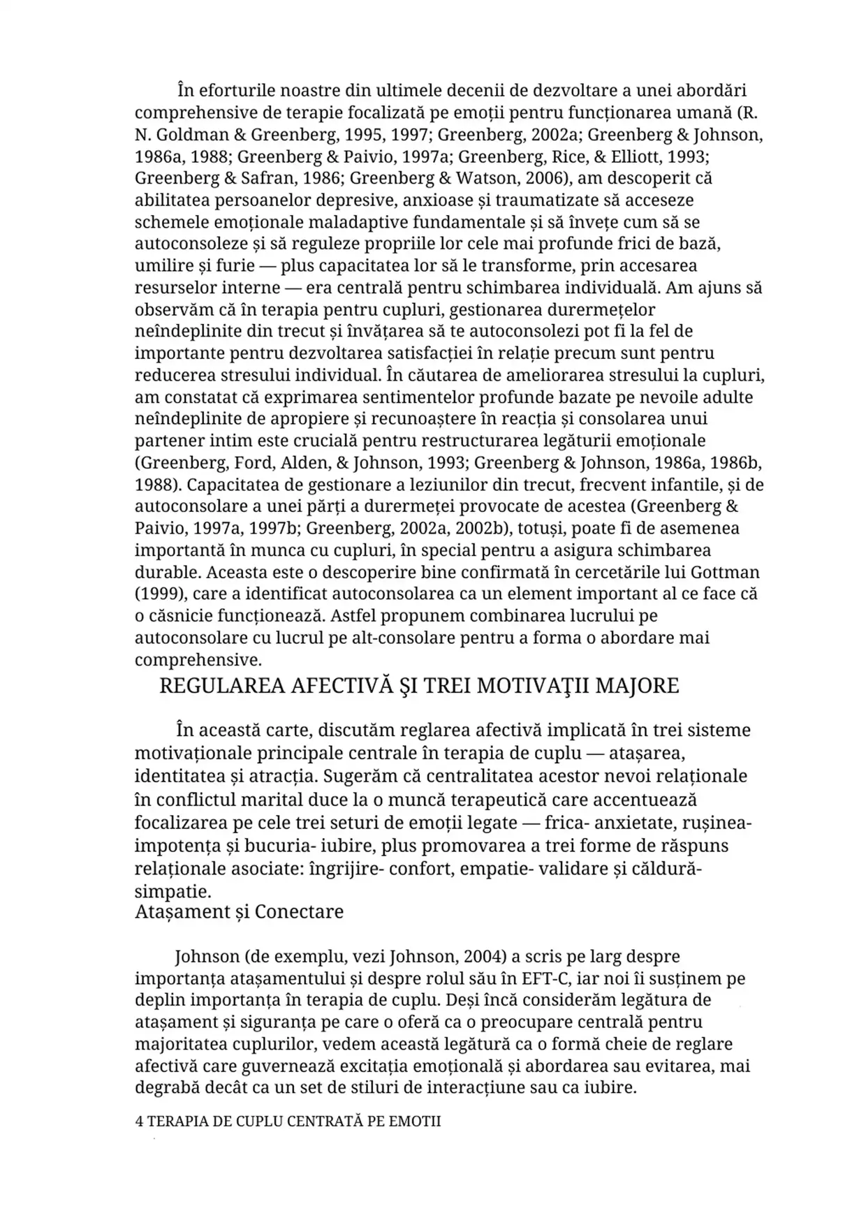 Translated EPUB book page preserving emotion-focused couples therapy text about affect regulation and attachment.